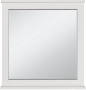 Зеркало Misty Марта 80 белое глянцевое, с полкой