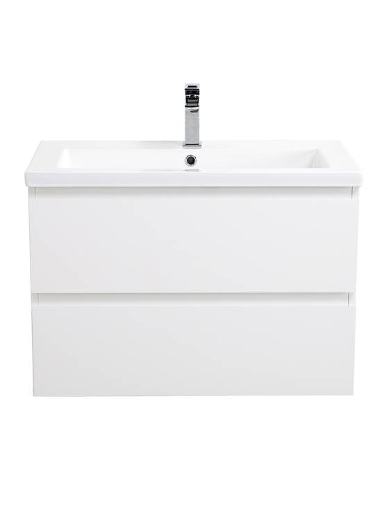 Тумба с раковиной BelBagno Kraft 75 Bianco Opaco, раковина CZR-8070-75