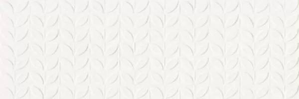 Керамическая плитка Ragno Vida RA6J Struttura Foglia 3D Bianco Rett 30x90