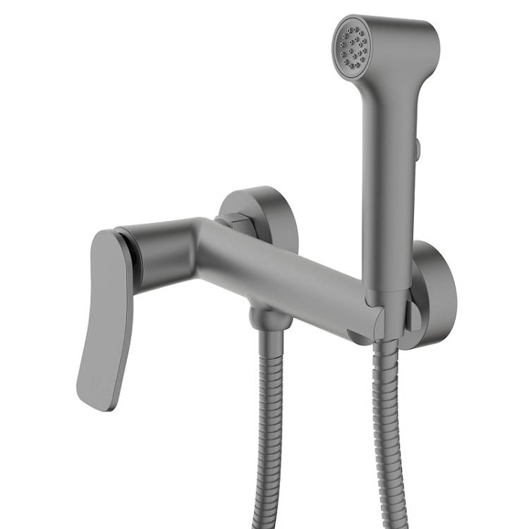 Гигиенический душ Azario Escaro AZ-K2574GR серый графит