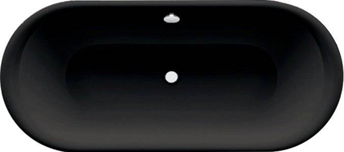 Стальная ванна Bette Lux Oval 180x80, черная
