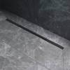 Душевой лоток Am.Pm MasterFlow W01SC-S11-080-05BM универсальный затвор Slim line 80см, черный матовый фото 6
