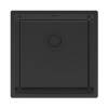 Мойка кухонная Paulmark Lassan 44 Uni LA44-MBN Матовый Черный, 44x44