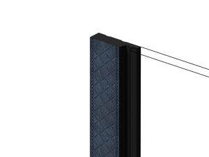 Финишный молдинг Hiwood LF124A(LE1) BU28K 270x1.2x4.2