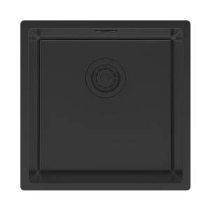 Мойка кухонная Paulmark Lassan 44 Uni LA44-MBN Матовый Черный, 44x44