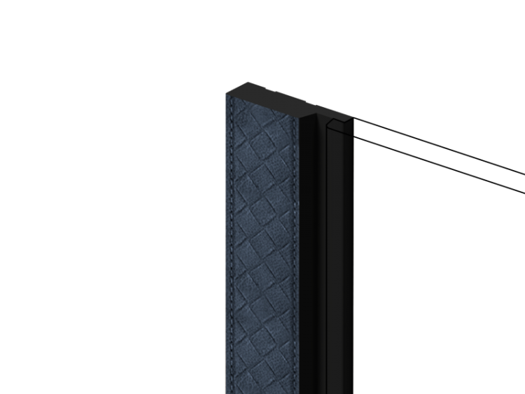 Финишный молдинг Hiwood LF124A(LE1) BU28K 270x1.2x4.2