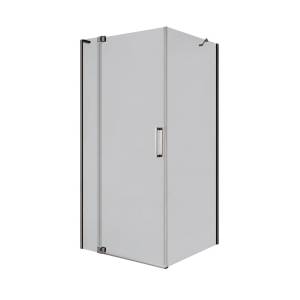 Душевой уголок Cezares SLIDER-AH-1-100-80/90-GRIGIO-GM профиль оружейная сталь, стекло серый, 80x100x195