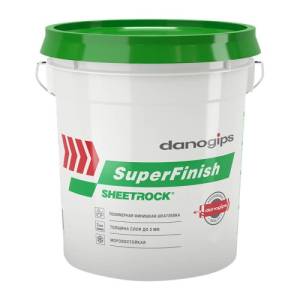 Шпаклевка DANOGIPS SUPER FINISH готовая (28 кг=17 л)