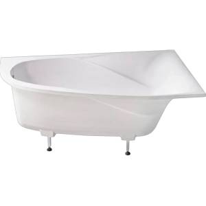Ванна из искусственного камня Астра-Форм Селена Solid Surface 01010081 170x100 правая, белая матовая