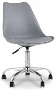 Стул компьютерный Stool Group Blok Y818 grey пластиковый серый