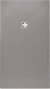 Поддон для душа Allen Brau Priority 8.31011-PGM без накладки, платина, 1600х900