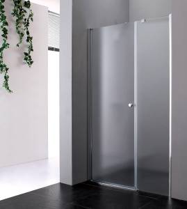 Душевая дверь в нишу Cezares ELENA-W-B-11-30+90-P-Cr-L профиль хром, стекло матовое, 120x195