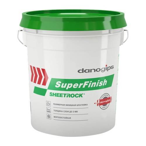 Шпаклевка DANOGIPS SUPER FINISH готовая (28 кг=17 л)