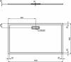Поддон для душа Ideal Standard Ultra Flat New 160x90 прямоугольный с сифоном фото 5