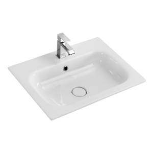 Раковина Cezares Duet CZR-NAT-60-LVB белый, 60x46