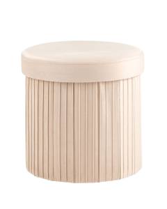 Пуф Stool Group Store Round HS15-F11 V6 бежевый, с ящиком