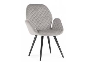 Кресло поворотное Woodville Муат 665374 confetti silver / черный