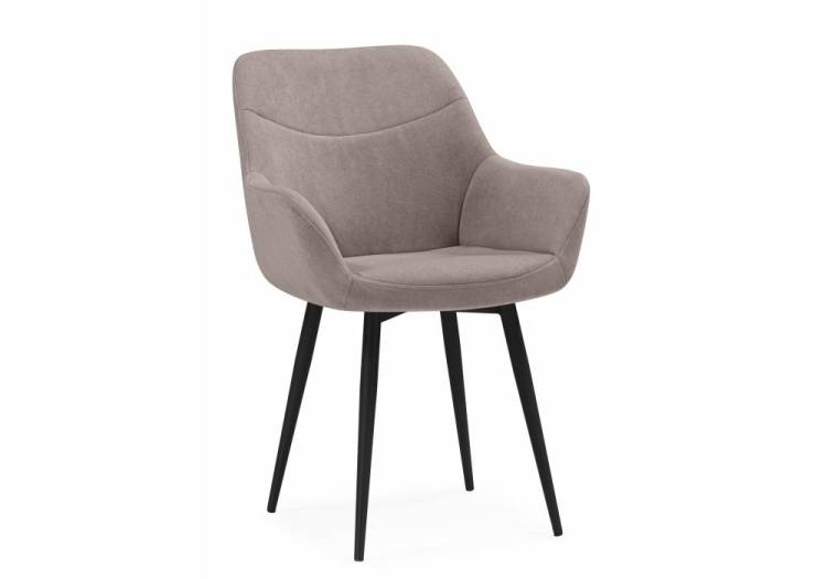 Стул на металлокаркасе Notta Флюид 642975 латте (zd (290) / черный