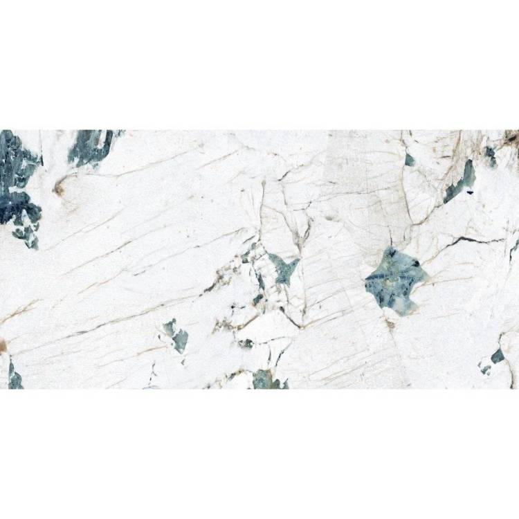 Керамогранит Laparet Crackstone Aqua Бирюзовый Лаппатированный Шайн 60x120