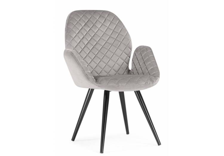 Кресло поворотное Woodville Муат 665374 confetti silver / черный