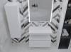 Тумба с раковиной Armadi Art Flat 80 подвесная, белый глянец фото 3