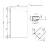 Шторка на ванну AM.PM Gem W90BS-080-140CM стекло матовое фото 4