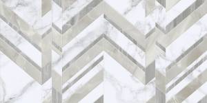 Керамическая плитка Golden Tile Marmo Bianco G70151 Chevron 30x60