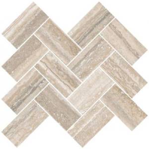 Мозаика Vitra Travertini K9456548R001VTE0 Шеврон Коричневый (5x10) 31.5x28