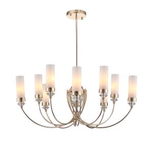 Большая хрустальная люстра на штанге ST Luce Элегра SL1402.253.10