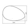 Зеркало Abber Kontur AG6301SCL-1.2 с подсветкой, диммер фото 3
