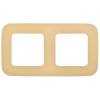 Рамка 2-постовая IEK Flite FI-M22-31-20-K87 навахо фото 2