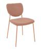 Стул Stool Group Gigi DRC-9155-B URL426-5 Dark Red-1 коричневый, розовые ножки