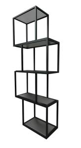 Стеллаж 1MarKa Chain У97508 35x122 черный