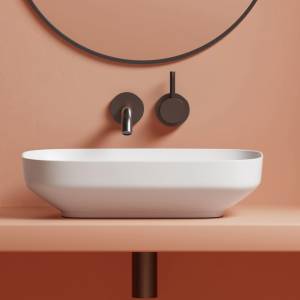 Раковина Abber Rechteck AC2221 58.5 см, белая