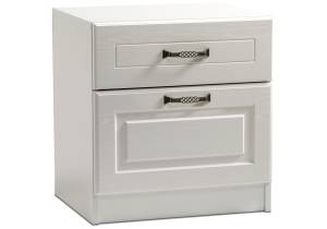 Тумба прикроватная Woodville Ливерпуль 339694 Белый / ясень ваниль