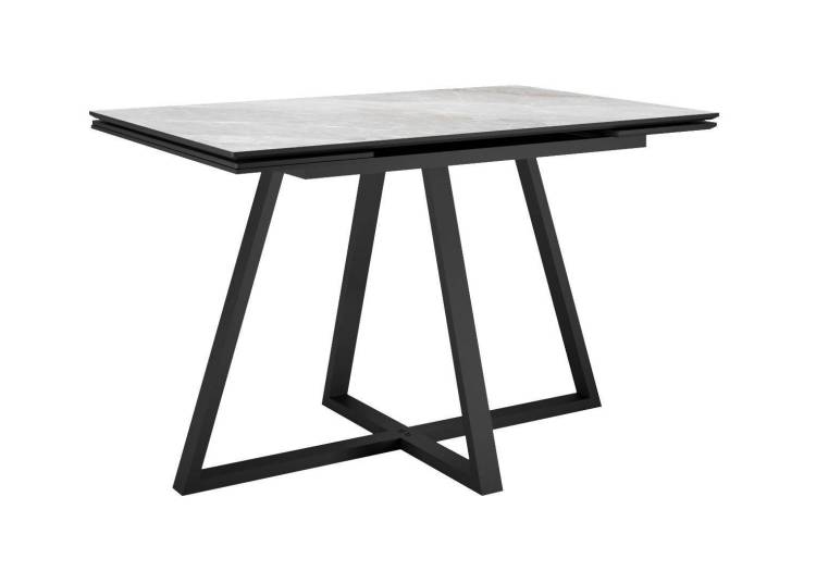 Стол Дик DikLine SKF120 00-00073162 керамика belgium grey polished/подстолье черное/опоры черные