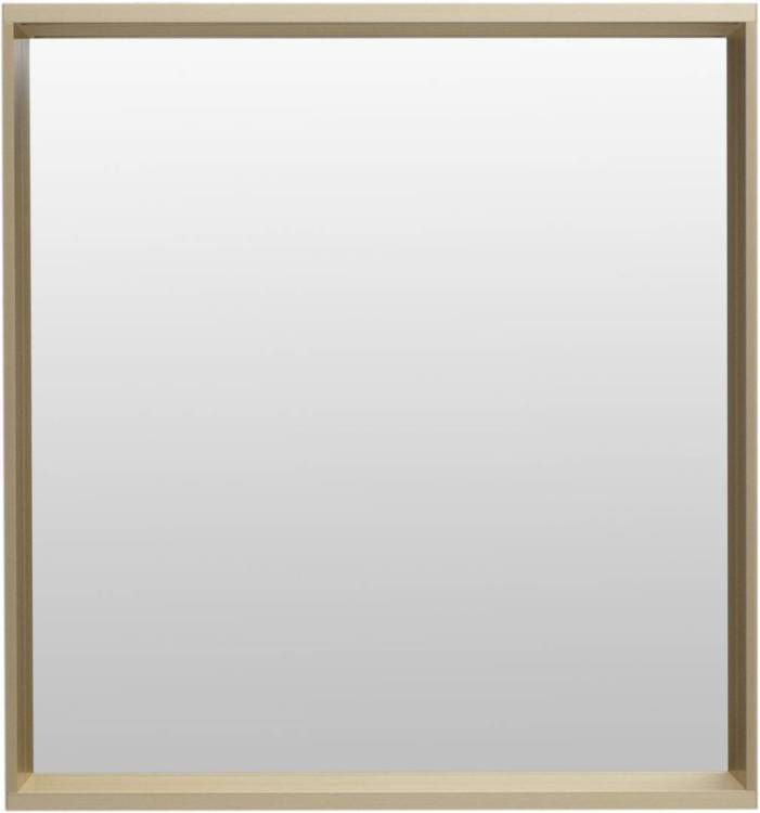 Зеркало Allen Brau Reality 70 1.32017.03 с LED подсветкой, латунь брашированная, 750x700x140