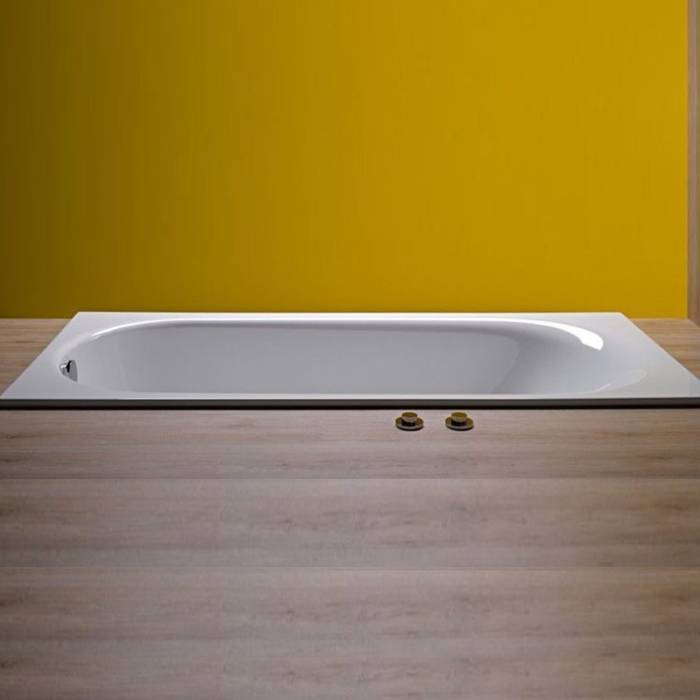 Стальная ванна Bette Comodo 1251-000 180x80x45 белая, с шумоизоляцией
