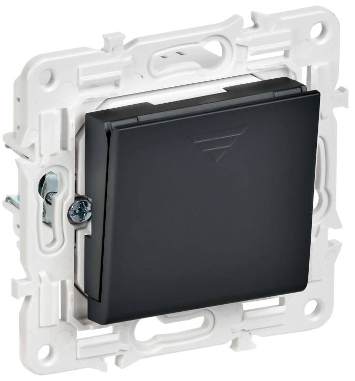 Выключатель карточный IEK Skandy SK-V11-0-10-K02 черный