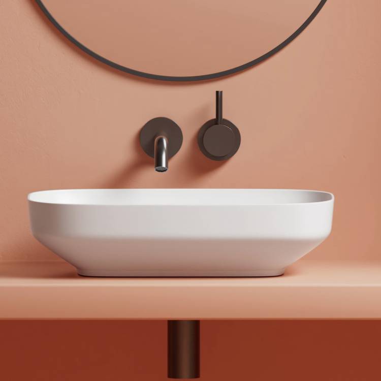 Раковина Abber Rechteck AC2221 58.5 см, белая