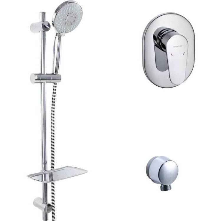 Душевой комплект Bravat Eler FB848238CP-RUS + D154CP-2-RUS + P7402C-2-RUS