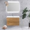 Тумба под раковину Belbagno Albano-Cer ALBANO-CER-800-2C-SO-RR 77x44x50 Rovere Rustico подвесная с двумя выкатными ящиками фото 7