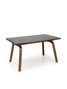 Стол обеденный Halmar Lozano V-CH-LOZANO-ST черный мрамор/ореховый