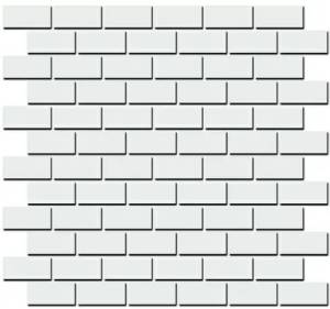 Декор Kerama Marazzi Турнон 191/001T белый матовый мозаичный 32x30