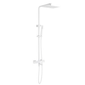Душевая стойка Timo Tetra-thermo SX-0169/16 с термостатом, белый матовый