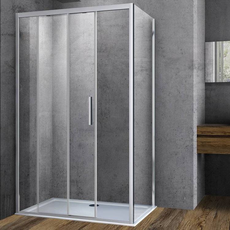 Душевой уголок Vincea Soft VSR-3SO9011CL 110х90 см, профиль хром