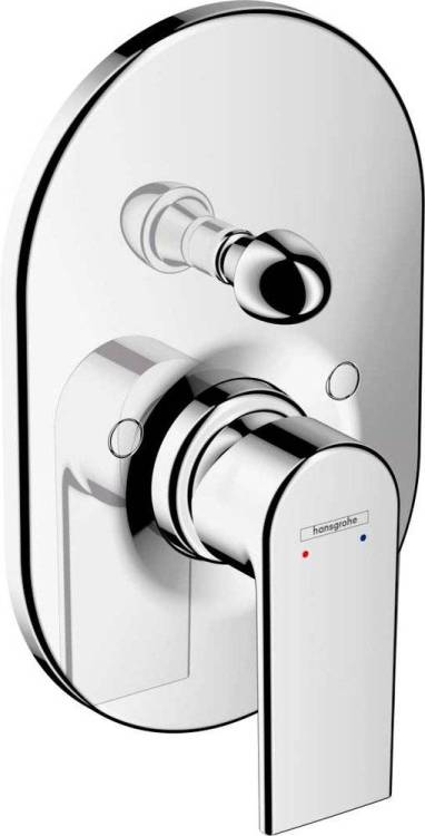 Смеситель для ванны с душем Hansgrohe Vernis Shape 71458000 хром