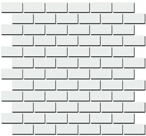 Декор Kerama Marazzi Турнон 191/001T белый матовый мозаичный 32x30