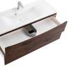 Тумба с раковиной Belbagno Marino MARINO-1100-2C-SO-RW-P 110x45x50 Rovere Moro подвесная с двумя выкатными ящиками фото 5