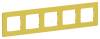 Рамка 5-постовая IEK Flite FI-M52-32-20-K44 желтый карри